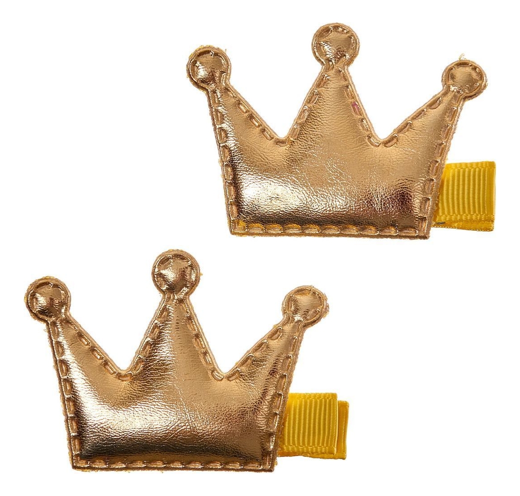 Набор заколок для волос Короны 2шт: Золотой AS 1245