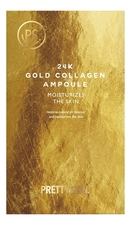 Pretty Skin Ампульная сыворотка для лица с 24К золотом и коллагеном Gold Collagen Ampoule 50мл