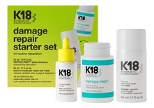 K18 Набор для волос Супер восстановление Damage Repair Starter Set (масло 10мл + шампунь 53мл + маска 50мл)