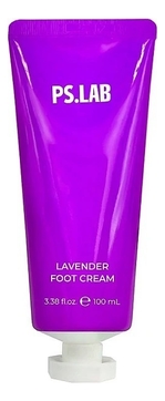 Крем для ног с мочевиной и экстрактом лаванды PS.LAB Foot Cream Lavender 100мл