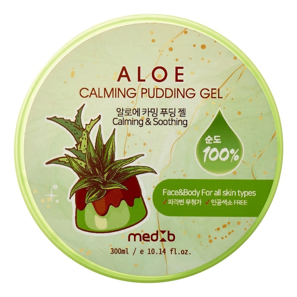 Успокаивающий гель для тела с экстрактом алоэ Aloe Calming Pudding Gel 300мл