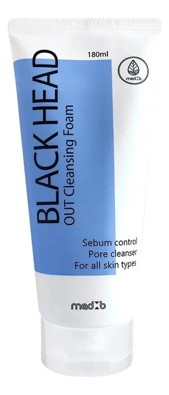 Пенка для умывания против черных точек Black Head Out Cleansing Foam 180мл