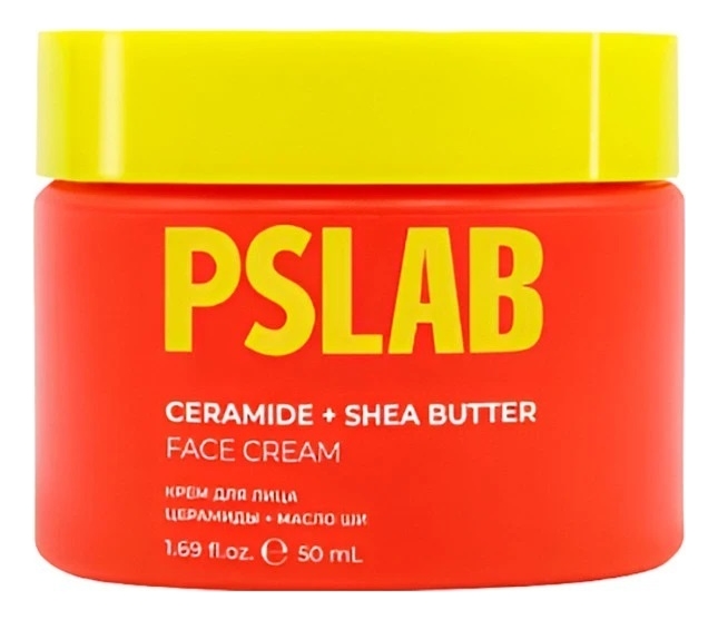 Крем для лица с церамидами и маслом ши PS.LAB Ceramide + Shea Butter Face Cream 50мл ps lab ceramide shea butter face cream
