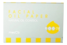 Med B Матирующие салфетки для лица Facial Oil Paper 100шт