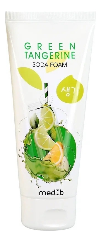 Пенка для умывания с экстрактом зеленого мандарина и содой Green Tangerine Soda Foam 100мл