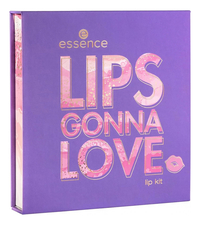 essence Набор для губ Lips Gonna Love (скраб 3г + бальзам 3г + бальзам 3,5г + помада 3г + блеск 3,5мл)