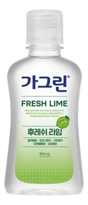 Ополаскиватель для полости рта c ароматом лайма Fresh Lime: Ополаскиватель 100мл