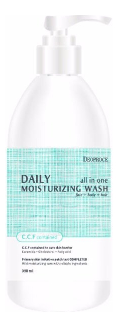 Увлажняющий гель для душа Daily Moisturizing Wash All In One 390мл
