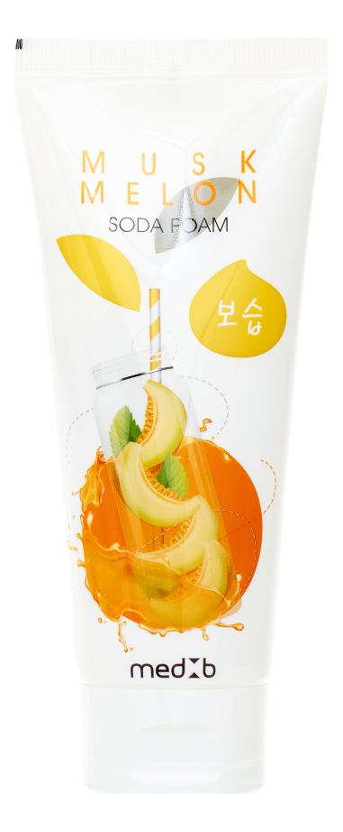 Пенка для умывания с экстрактом мускусной дыни и содой Muskmelon Soda Foam 100мл