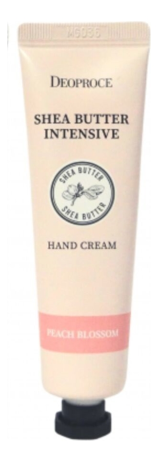 Крем для рук с маслом ши и ароматом персика Shea Butter Intensive Hand Cream Peach Blossom: Крем 50г