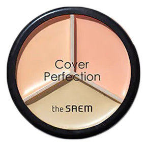 Консилер для лица Cover Perfection Triple Pot Concealer 2*4,5г + 4,1г: 03 Correct Up Beige