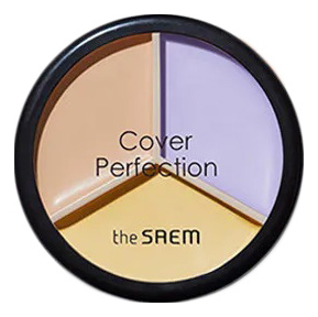 Консилер для лица Cover Perfection Triple Pot Concealer 2*4,5г + 4,1г: 04 Tone Up Beige