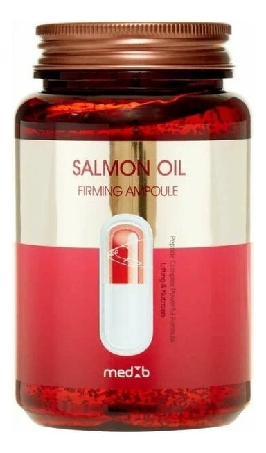 Укрепляющая сыворотка для лица с маслом дикого лосося Salmon Oil Firming Ampoule 250мл сыворотка с маслом лосося и пептидами – farmstay salmon oil