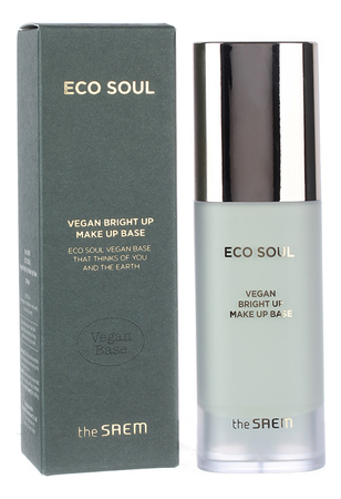 The Saem База под макияж Eco Soul Vegan Bright Up Makeup Base SPF30 PA+++ 50мл