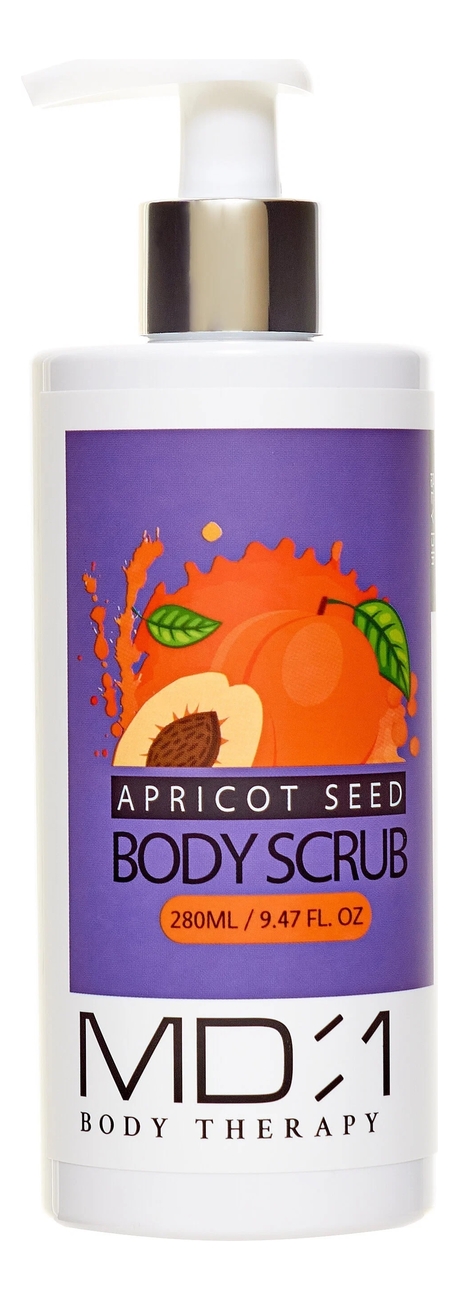 Скраб для тела с абрикосовыми косточками MD-1 Body Therapy Apricot Seed Scrub 280мл