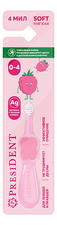PresiDENT Зубная щетка для детей 0-4 лет (мягкая, в ассортименте)