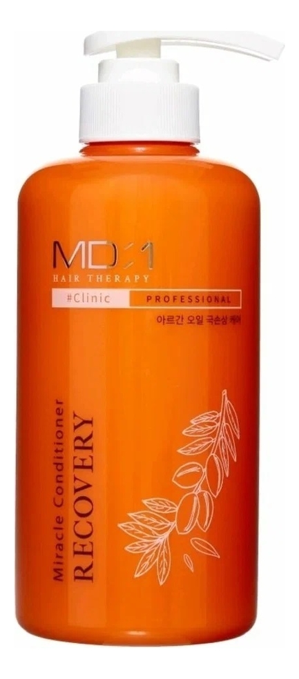Восстанавливающий кондиционер для волос с маслом арганы MD-1 Hair Therapy Miracle Recovery Conditioner 500мл