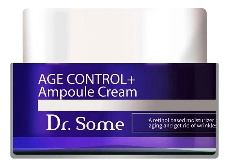 Антивозрастной ампульный крем для лица Dr. Some Age Control+ Ampoule Cream 50мл крем для лица с ретинилом dr some age control ampoule cream 50 мл