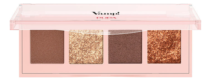 Палетка теней для век Vamp! Palette Of 4 Eyeshadows 5,2г : 002 Золото и бронза