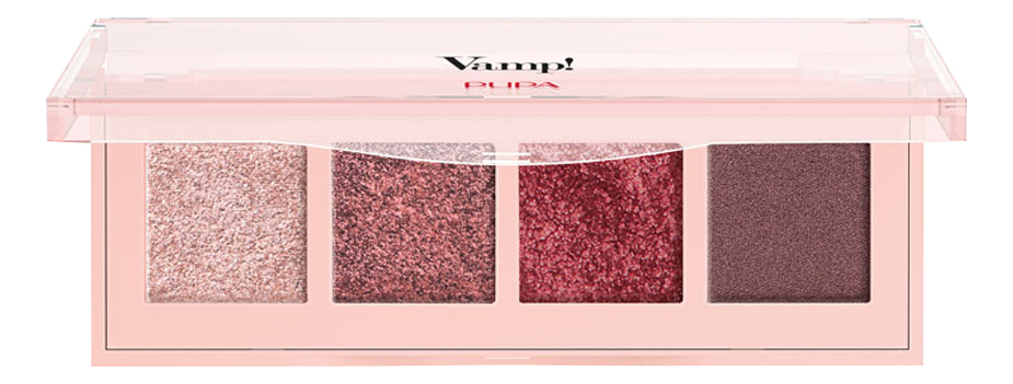 Палетка теней для век Vamp! Palette Of 4 Eyeshadows 5,2г : 003 Розовый бронзовый