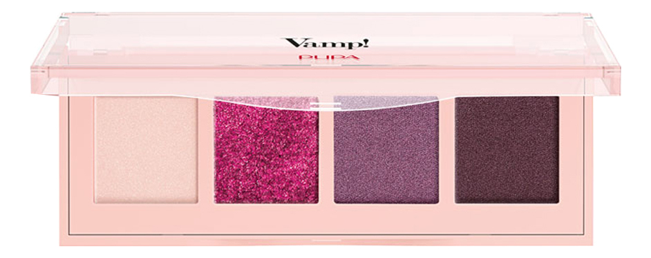 Палетка теней для век Vamp! Palette Of 4 Eyeshadows 5,2г : 004 Яркая слива
