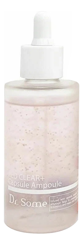 Очищающая ампульная сыворотка для проблемной кожи Dr. Some Red Clear+ Capsule Ampoule 100мл