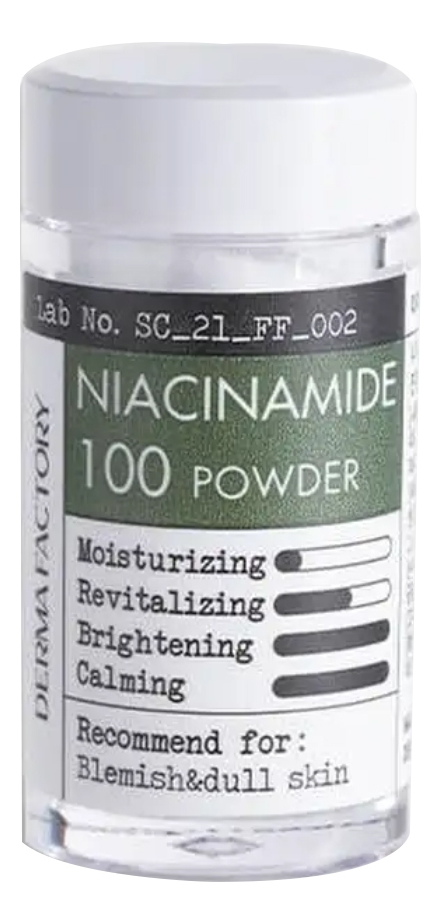 Косметический порошок ниацинамида для ухода за кожей Niacinamide 100 Powder 9г