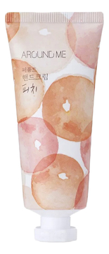 Парфюмерный крем для рук с ароматом персика Around Me Perfumed Hand Cream Peach 60г