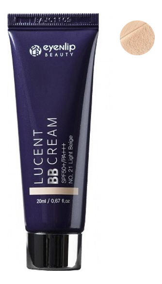 Увлажняющий BB крем для лица Lucent Cream SPF50+ PA+++ 20мл: 23 Natural Beige