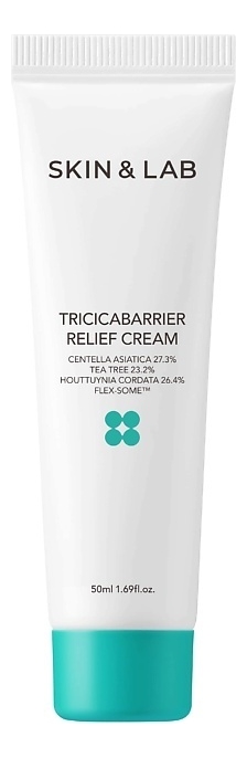 Крем для лица с экстрактами центеллы азиатской и чайного дерева Tricicabarrier Relief Cream 50мл 2240₽