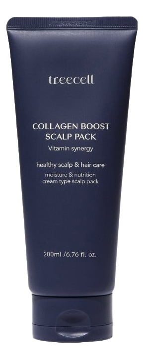 Коллагеновая маска для кожи головы Collagen Boost Scalp Pack 200мл коллагеновая маска для кожи головы treecell collagen boost scalp pack 200 мл