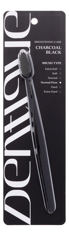 Зубная щетка Черный уголь Charcoal Black Toothbrush (повышенная жесткость)