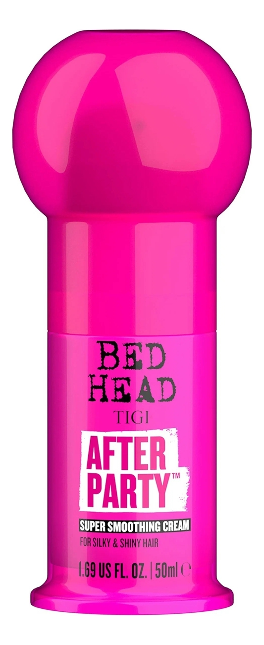 Разглаживающий крем для придания блеска волосам Bed Head After Party Smoothing Cream : Крем 50мл пудра belor design party 035 11 г