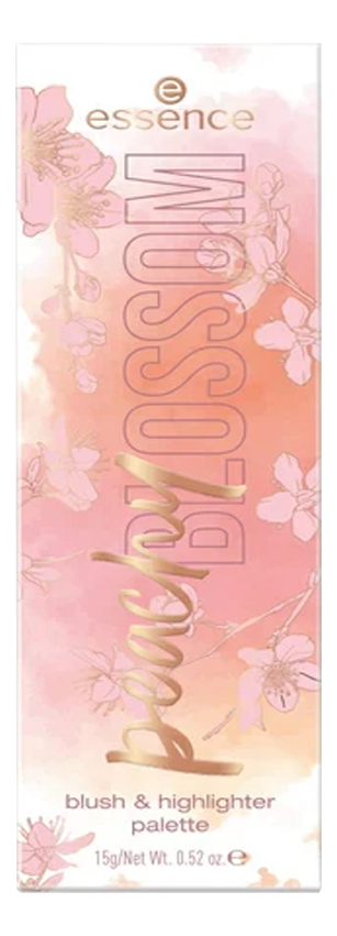 Палетка для лица Peachy Blossom Blush & Highlighter Palette 15г палетка для лица peachy blossom blush