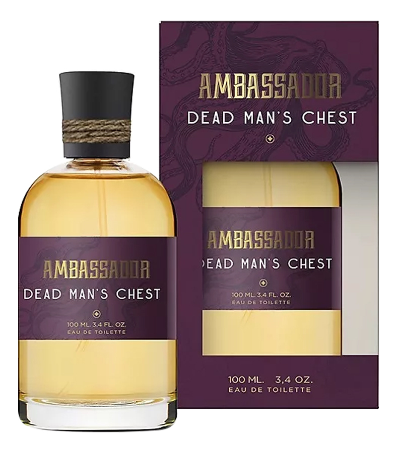Ambassador Dead Man's Chest: туалетная вода 100мл мужская парфюмерия ambassador dead man s chest