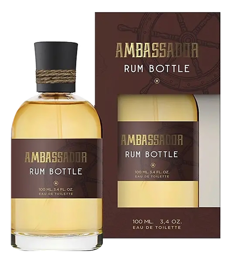 Ambassador Rum Bottle: туалетная вода 100мл набор парфюмерии ambassador парфюмерно косметический набор rum bottle