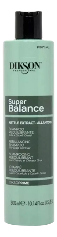 Себорегулирующий шампунь для волос с экстрактом крапивы DiksoPrime Super Balance Rebalancing Shampoo 300мл себорегулирующий шампунь для волос с экстрактом крапивы diksoprime super balance rebalancing shampoo 300мл