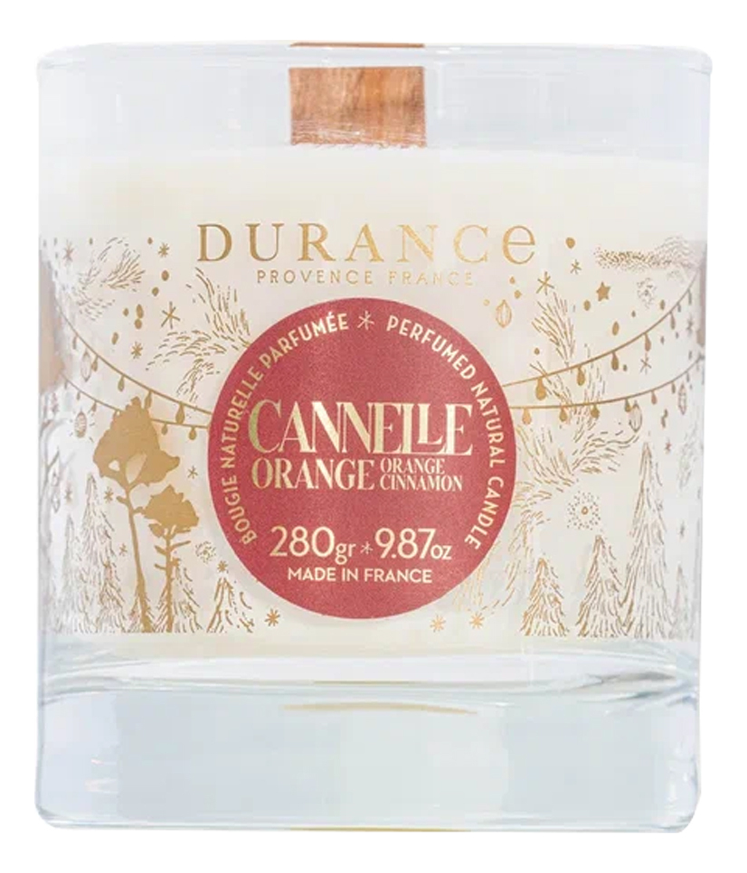 Ароматическая свеча Perfumed Natural Candle Orange Cinnamon (апельсин и корица): Свеча 280г 2023г