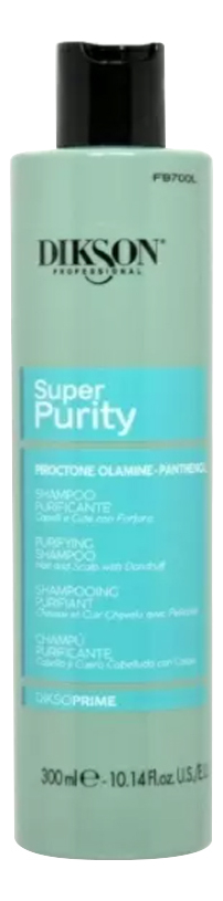Очищающий шампунь для волос против перхоти DiksoPrime Super Purity Purifyng Shampoo: Шампунь 300мл