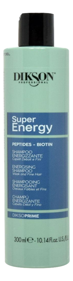 шампунь против выпадения для активизации роста волос dikson diksoprime super energy shampoo intencive energising 300 мл Шампунь против выпадения для активизации роста волос DiksoPrime Super Enerdgy Energising Shampoo: Шампунь 300мл