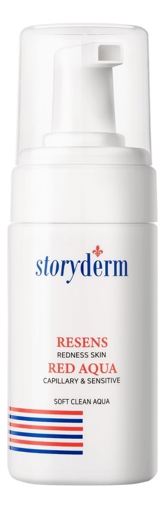 Очищающий тонер-мусс для лица от розацеа и купероза Resens Red Aqua 100мл