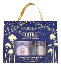 Durance Набор Musc D'hiver (свеча Perfumed Natural Candle 180г + спрей для дома Room Spray 100мл) зимний мускус