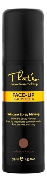 Спрей для макияжа Face-Up Beauty Filter 75мл: Extra Dark Nude