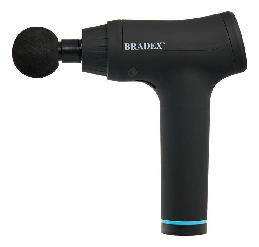 Массажер вибрационный для тела Массажный пистолет KZ 0561 (5 насадок)