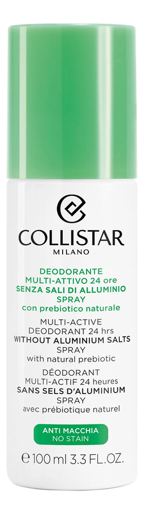 Collistar дезодорант-спрей для тела deodorante multi-attivo 24 ore ...
