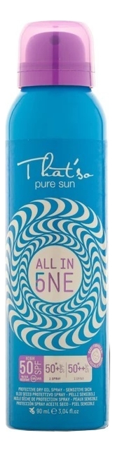 Универсальный солнцезащитный спрей All In One SPF50/50+/50++ 90мл: Спрей 90мл