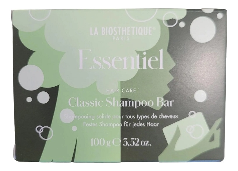 Твердый шампунь для волос с тонким ароматом Essentiel Classic Shampoo Bar 100г