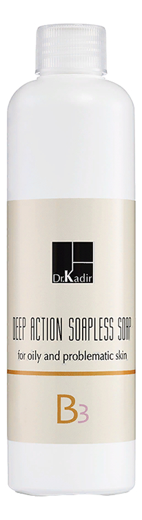 цена Очищающий гель для проблемной кожи лица В3 Deep Action Soapless Soap 250мл