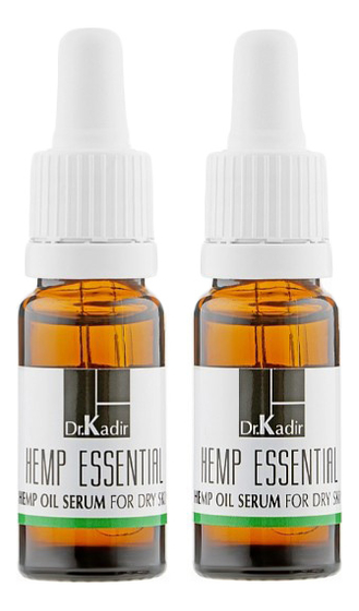 Масло-сыворотка с экстрактом каннабиса для сухой кожи лица Hemp Essential Oil Serum 2*10мл
