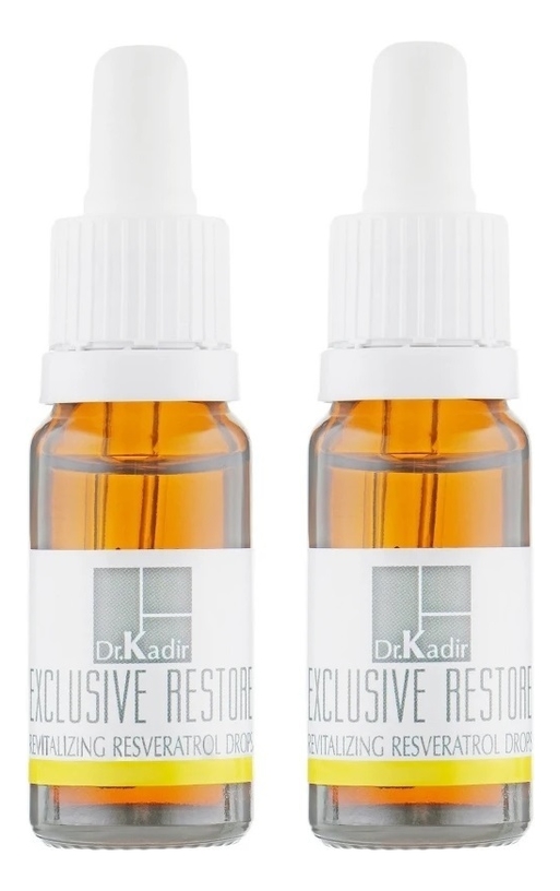 Капли для лица с ресвератролом Exclusive Restore Revitalizing Resveratrol Drops 2*10мл